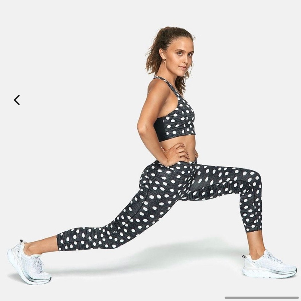 Polka leggings size L outdoor voices